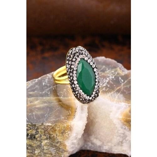 DR STONE NATURAL STONE JADE RING 20 AR35 196934539