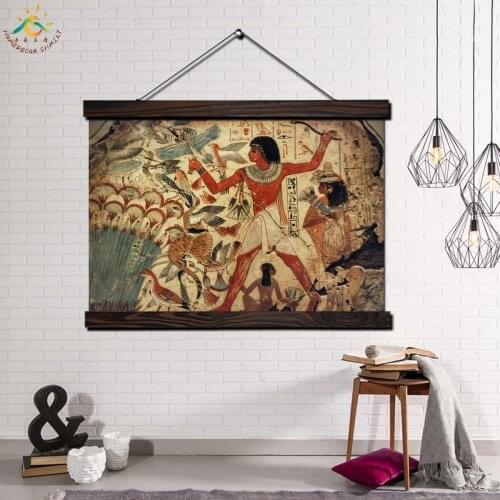 Egyptian Art Modern Wall Art Print Pop Art Picture And Poster Frame Hanging Scroll Canvas Painting Canvas Poster Home Decor