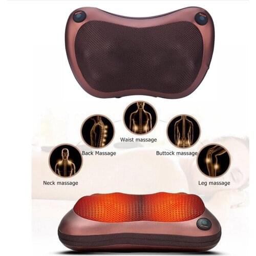 Electric Infrared Neck Massager Cervical Spine Shoulder Back Relax Pillow Neck Massager Home Car Multifunctional Massage Relax