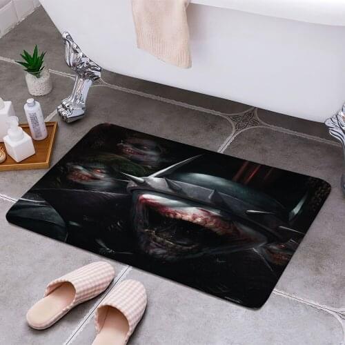Bat who laughs 3D Print Doormats Rectangle Non-Slip DoorMat Bedroom Kitchen Entrance Print Door rugs Dropshipping