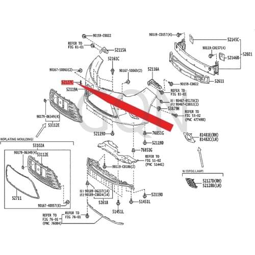 Front bumper hole cover 2014-Toy ota LEV IN trailer hole cover Front bumper trailer hole cover Front bumper trailer cover
