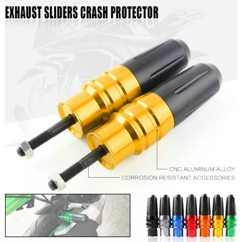 MT-07 para Yamaha MT07 MT 07 2015 2016 2017 2018 2019 marco de aluminio para motocicleta, protectores deslizantes de escape