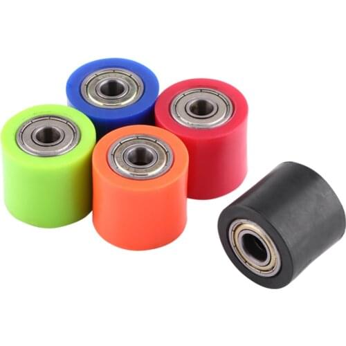 8mm 10mm Drive Chain Roller Pulley Wheel Slider Tensioner Wheel Guide For Street Bike Enduro Motorcycle Motocross ATV CRF CR XR