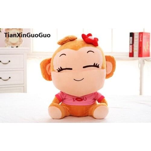 100% new plush toy about 28cm cici girl monkey soft doll baby toy birthday gift b0651