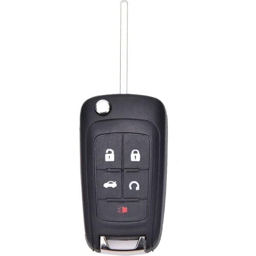 New 5 Button Flip Folding Key Shell Remote Case Fob for CHEVROLET Camaro Volt