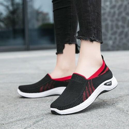 36-41 Womens Shoes Sports Shoes Flat Casual Shoes Summer Ultralight Outdoor Casual Sports Shoes Running Shoes