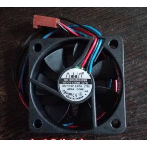ADDA AD0512MB-G70 DC 12V 0.07A 50x50x10mm 3-Wire Server Cooling Fan