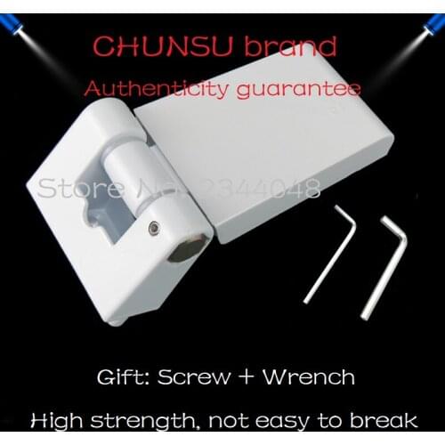 Plastic Steel Heavy Duty Door and Window Hinge Inside and Outside Swing Balcony Door Hinge Three Holes Adjustable