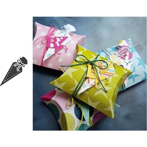 Gift bag label tag metal cutting dies words mold Scrapbook cards making paper craft knife mould blade punch new 2019