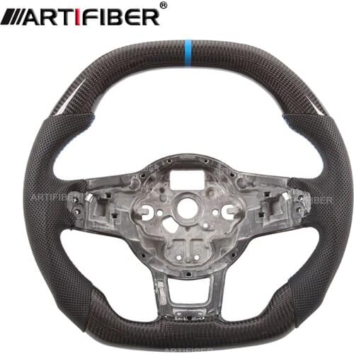 Carbon Fiber Steering Wheel for VW GTI Golf Scirocco Polo Jetta Tiguan Passat Touran Arteon