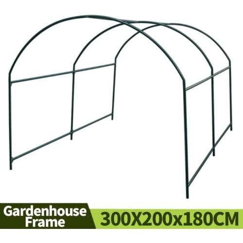 Greenhouse Replacement Frame For 10'X7'X6' Larger Hot Garden House, Support Arch Frame Climbing Plants/Flowers/Vegetables