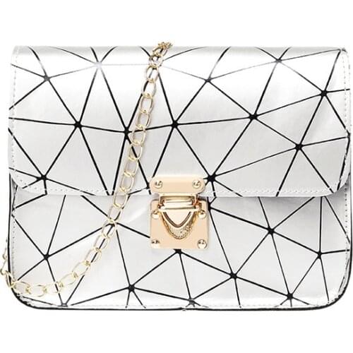 Bags for Women 2020 Fashionable Shoulder Bags Female Messenger Bag Handbag Chain Wild Crack Printing Wild Crossbody Bag