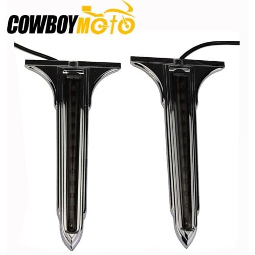 Motorcycle LED Saddlebag Accents Tail Brake Light For Harley Touring Street Electra Glide Road King 1993-2013 2012 2011 2010 09