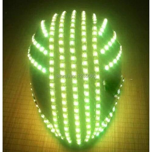 LED Robot Helmet led Suits Accessories Led helmet LED Robot suits helmet halloween for wedding decoration