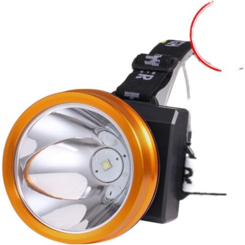 The head-mounted charging bright led waterproof flashlight Yediao Wang highlight the long-range 3000 m