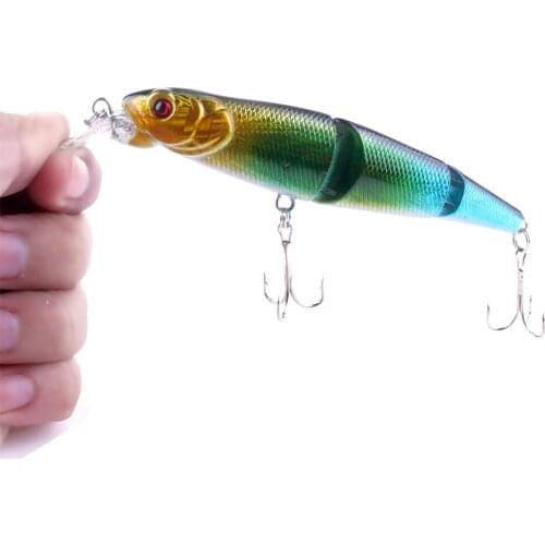 HENGJIA 1PCS Jointed Fishing Lures 12.5cm/16.2g Isca Artificial Wobbler Jig Baits Pesca Fishing Tackle