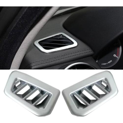 2x Auto Interior Air Condition Vent Cover Trims-For Land Rover Discovery Sport 2015 2016 2017