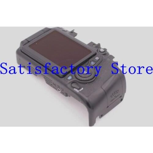 95% NEW For Canon FOR EOS 70D Rear Shell Back Cover Assy With LCD Display Screen SD Card Door Button Flex Cable Repair Parts