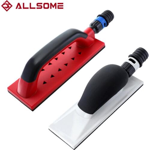 ALLSOME Sanding Block Hand Dust Extraction Sanding Grinding Sponge Block Dust Free Dust Free Block Abrasive Tools HT2809-2810