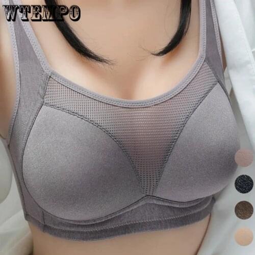 Push Up Bra for Women Cotton Plus Size Underwear Thin Wireless Gathered Sexy Bras Softable Breathable Lingerie Bralette Female