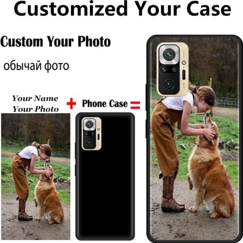 Customized Image Phone Case For Redmi Note 10 Pro Max 9 8 7 9T 8T 9s Cover For Redmi K40 K30 pro Shell