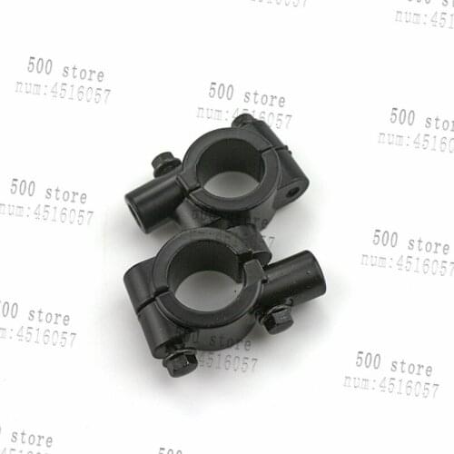 1 pair Motorcycle Bike 7/8 Handle Bar Mirror Mount Holder Clamp Adaptor 8/10MM Thread For Honda Yamaha Harley
