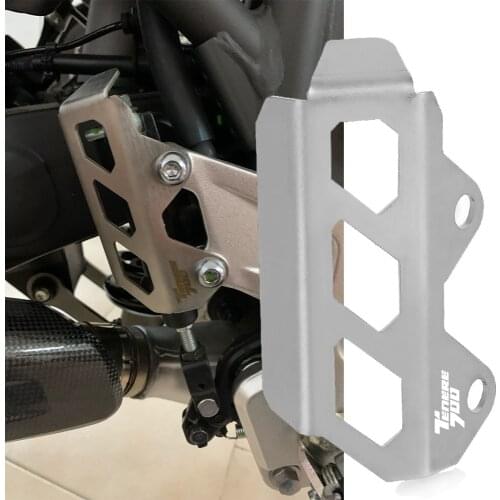 Brake Fluid Reservoir Cover Protector License Plate Frame Holder Bracket For YAMAHA TENERE 700 Side Stand Enlarge Plate Enlarge