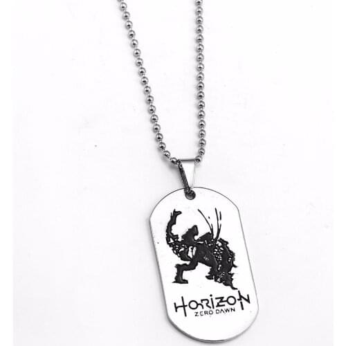 Mengtuyi Fashion Beads Chain Men Necklace Choker For Women Men Sliver Jewelry Horizon Game Ethnic Geometric Accessory Gift