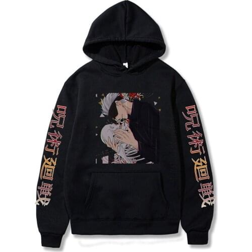 Jujutsu Kaisen Cool Fashion Designer Streetwear Oversized Men Fashion Designer Streetwear Pullovers Plus Size Top