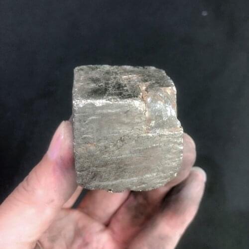 Natural Crystal Quartz Pyrite Ore Specimen Random Cube Energy Reiki Aquarium Home Room Office Decoration Accessories Gemstone