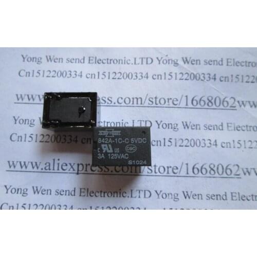 Relay 842A-1C-C-5VDC 842A-1C-C 5VDC 842A-1C 842A 5VDC DC5V 5V 3A DIP5 10PCS/LOT