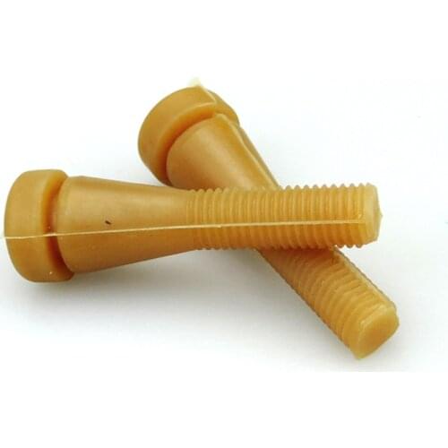 20 Pcs Poultry Chicken Rubber Rod Pigeon Quail Length 6 cm Rubber Plucking Fingers Removal Machine Glue Stick Plucker