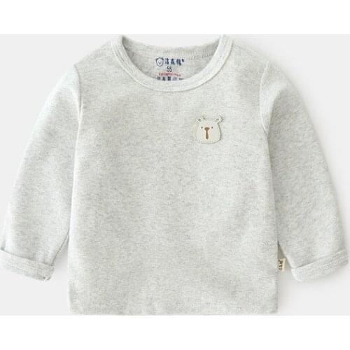 Infant Baby Shirts High Quality Cotton Long Sleeves Tops for Boys Kids Clothing Toddler Girls Tops Spring Autumn Newborn Tees