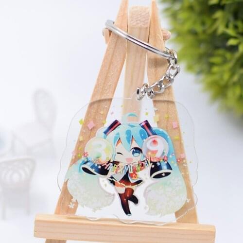 WL0032 Anime Keychain Acrylic Cartoon Keyring Accessories