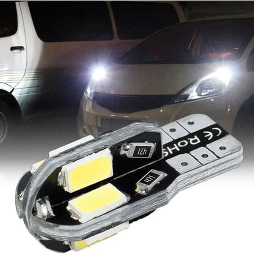 1pcs T10 Warm White 5730 8SMD Led Canbus Error Free Bulb Lamp Auto License Car Plate Lights Styling Indicator Width Interio D8W4