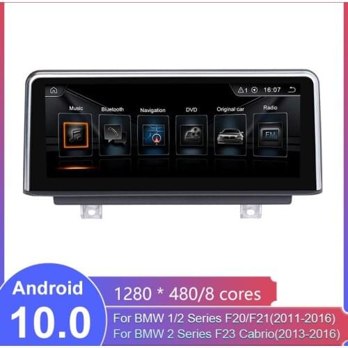10.25"Android 10.0 Car Radio Audio Stereo for for (2011-2016)BMW 1 Series F20/F21 and 2 series F23 NTB system