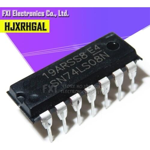 100PCS SN74LS08N SN74LS08 DIP14 DIP HD74LS08P 74LS