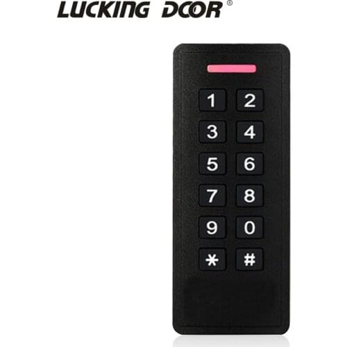 125KHz EM Waterproof Backlight Keypad RFID Reader Wiegand 26~37 Output Access Controller Proximity Access Control Reader