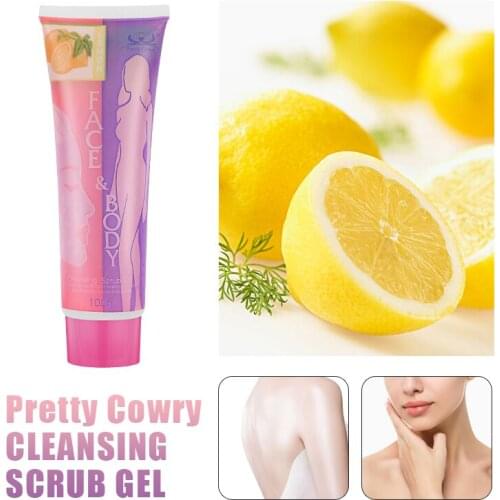 5Pcs Plant Fruit Body Scrub Gel Exfoliating Deep Cleansing Pore Removes Dead Skin Whitening Face Scrubs Treatment For Body Care