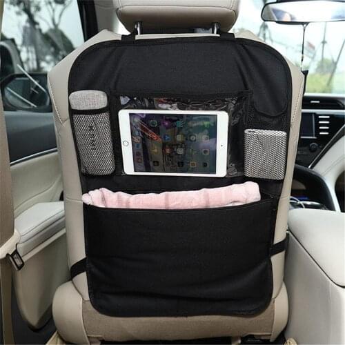 Car Organizer Stowing Tidying Car Seat Storage Hanging Bag Drink Cup Holder Auto Baby Kids Travel Storage Bag Car Tablet Holder