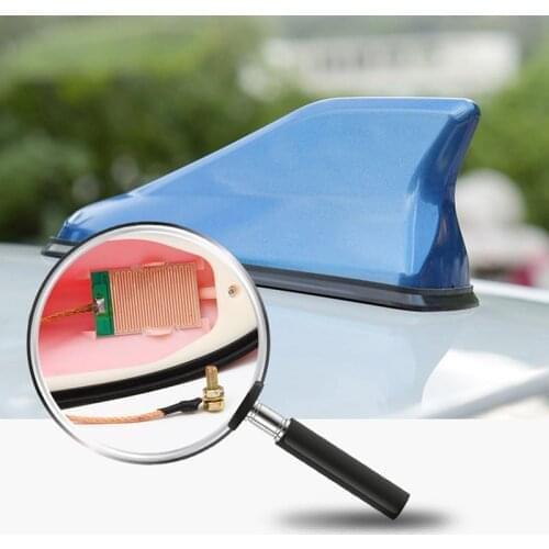 Car-Styling Exterior Decoration Parts Car Roof Radio Shark Fin Antenna Auto Waterproof FM/AM Signal Receiver Aerials