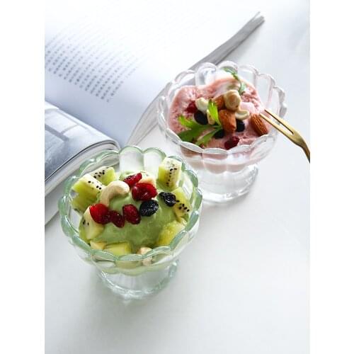 Ice cream cup water juice milk tea dessert cup creative cute ice cream bowl milkshake cold drink ice cream glass cup