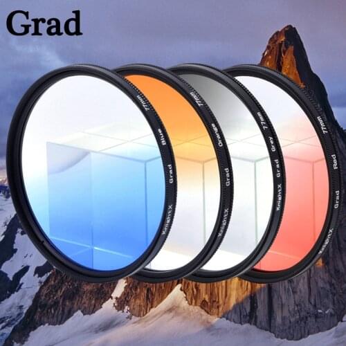 KnightX Grad gnd Camera Lens Filter For canon eos sony nikon d5300 d80 d3300 2000d 400d 49mm 52mm 55mm 58mm 62mm 67mm 72mm 77mm
