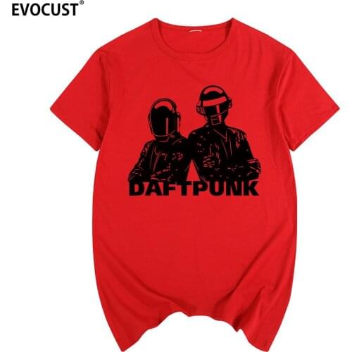 Daft punk DJ T-shirt Cotton Men T shirt New women TEE Funny Fashion Fitness ALIVE DANCE DJ Electronic Music