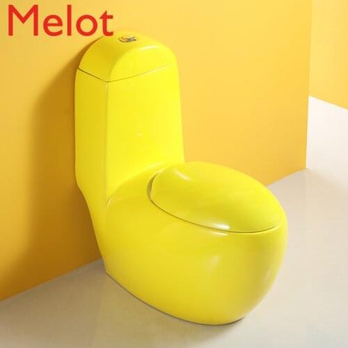 Creative egg color sitting device ultra-vortex water-saving gold sitting urinal silent creative pump color seat urinal