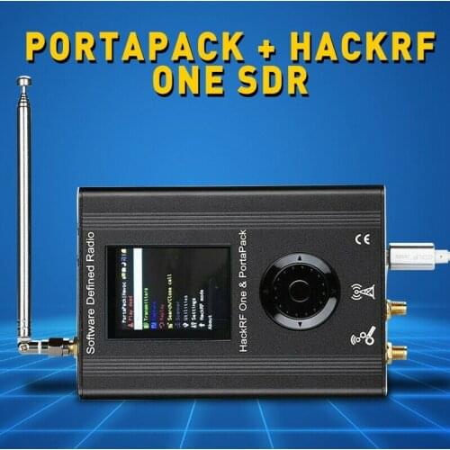 Havoc firmware PortaPack with HackRF One 1MHz-6GHz SDR receiver transfer AM FM SSB ADS-B SSTV Ham radio Offline GPS simulator