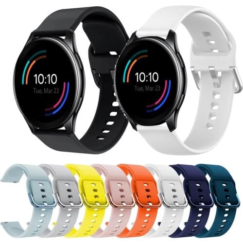 22mm Sport Silicone Replaceable strap for Oneplus Watch band for one plus watch Bracelet Watchbands Correa
