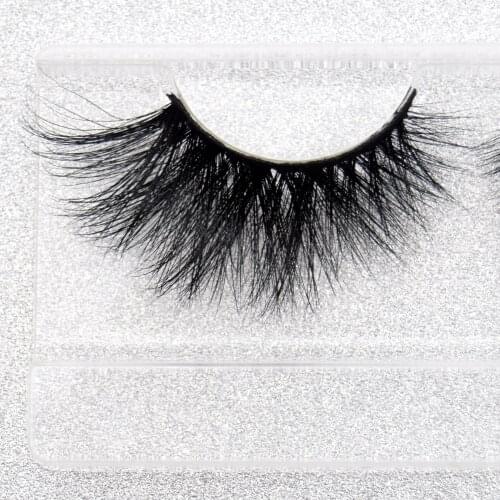 Visofree 25mm Eyelashes Wonderful Effect Eyelashes Handmade Human Hair Lashes Makeup False Eyelashes Transparent E59