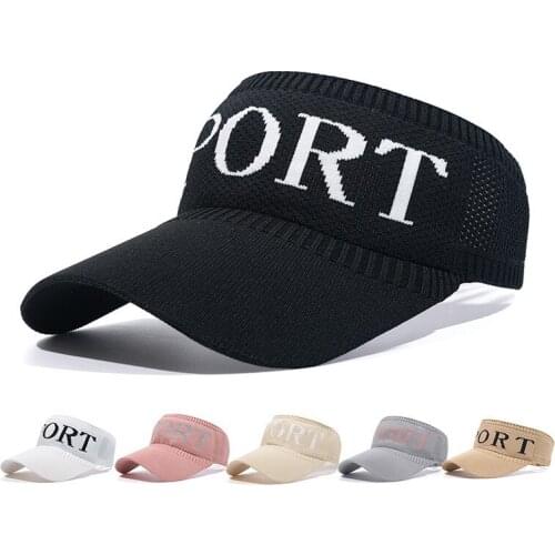 Sports Hat Parent-child Fashion Embroidery Empty Top Hat Sun Cap Visor Hats Adjustable Golf Tennis Girl Baseball Caps Hiking Hat