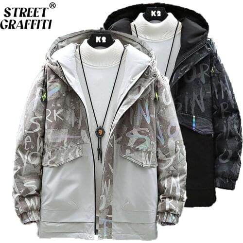 STREET GRAFFITI Men's Down Jackets
